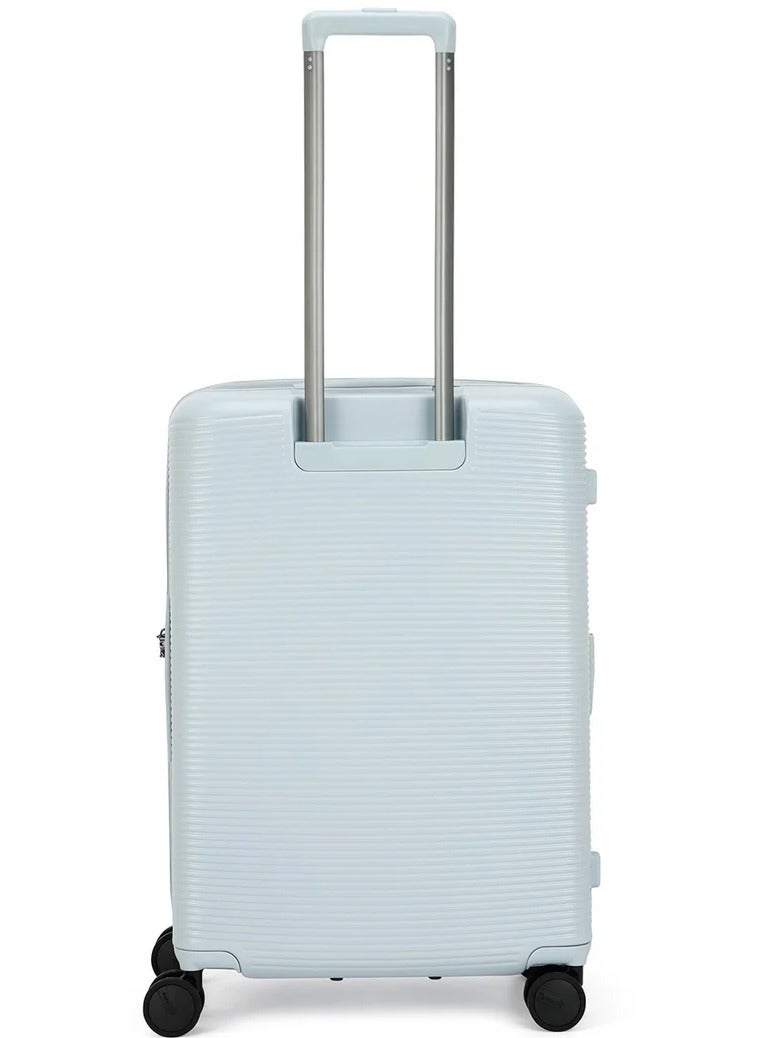 Echolac Ultima 67 Cm Hardside 4-Double Wheeled Expandable Check-In Luggage Trolley - Light Blue - Image 2